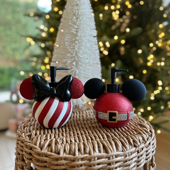 Disney Other - Disney Mickey Minnie Christmas soap lotion dispenser Holiday bath tik Tok viral